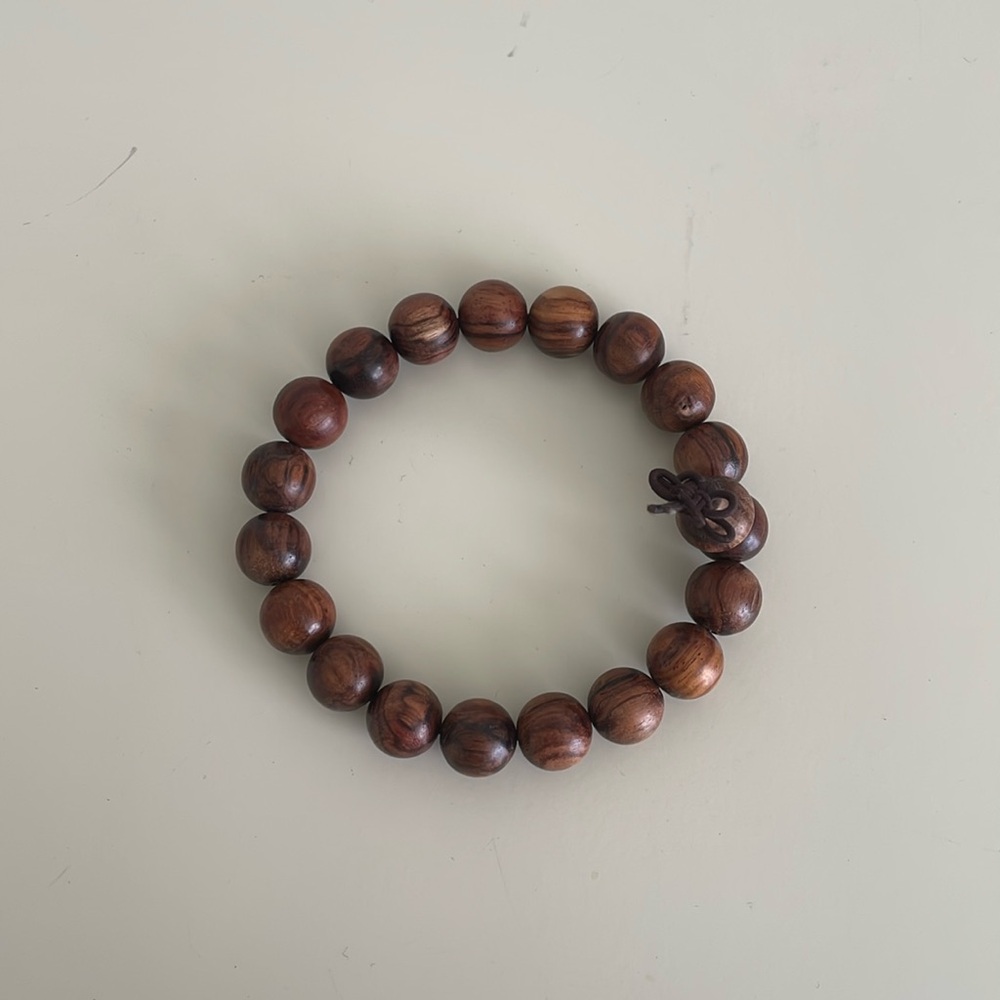 Wood beads bracelet